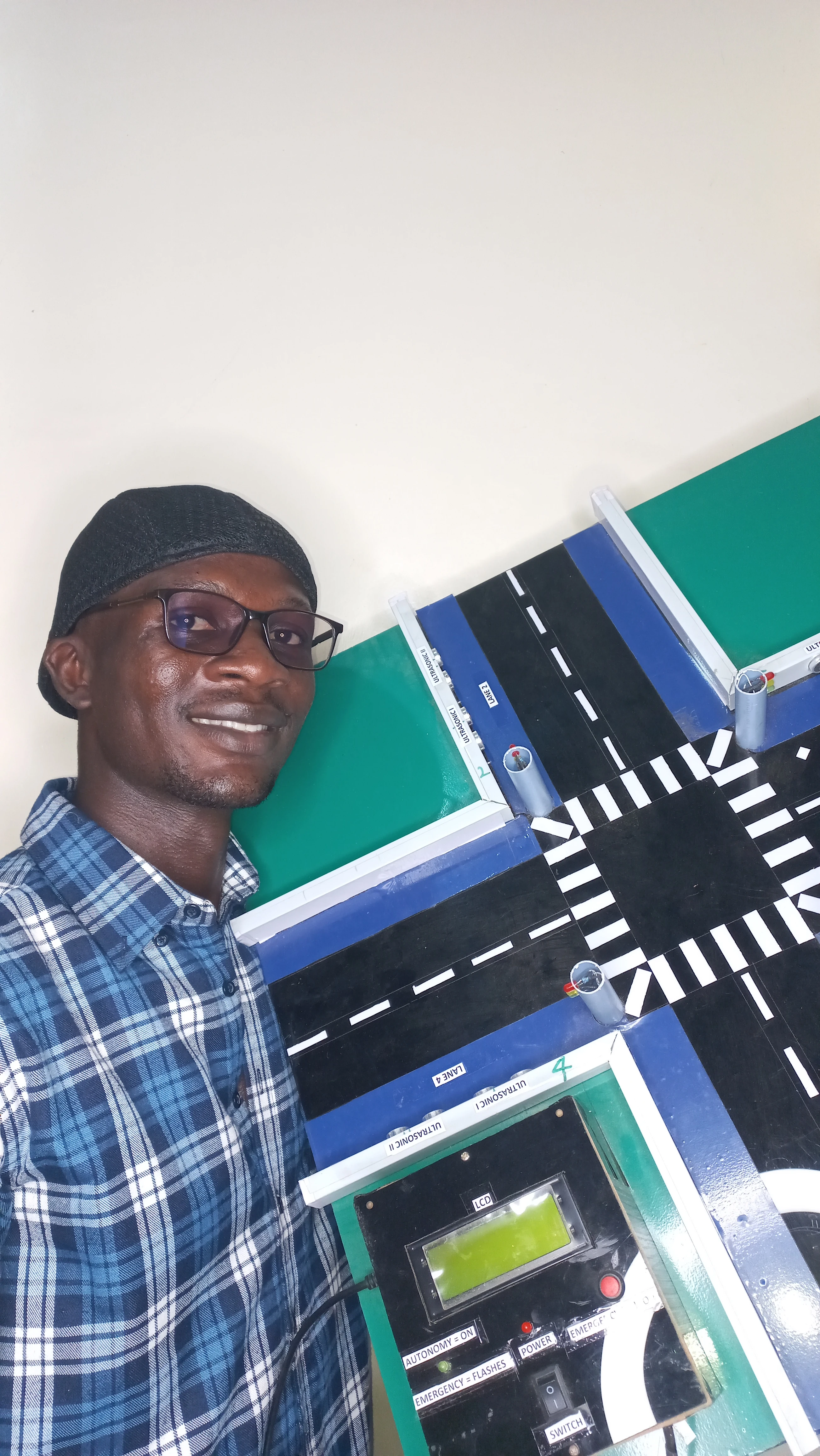 Developer with completed adaptive traffic signal system — view 1