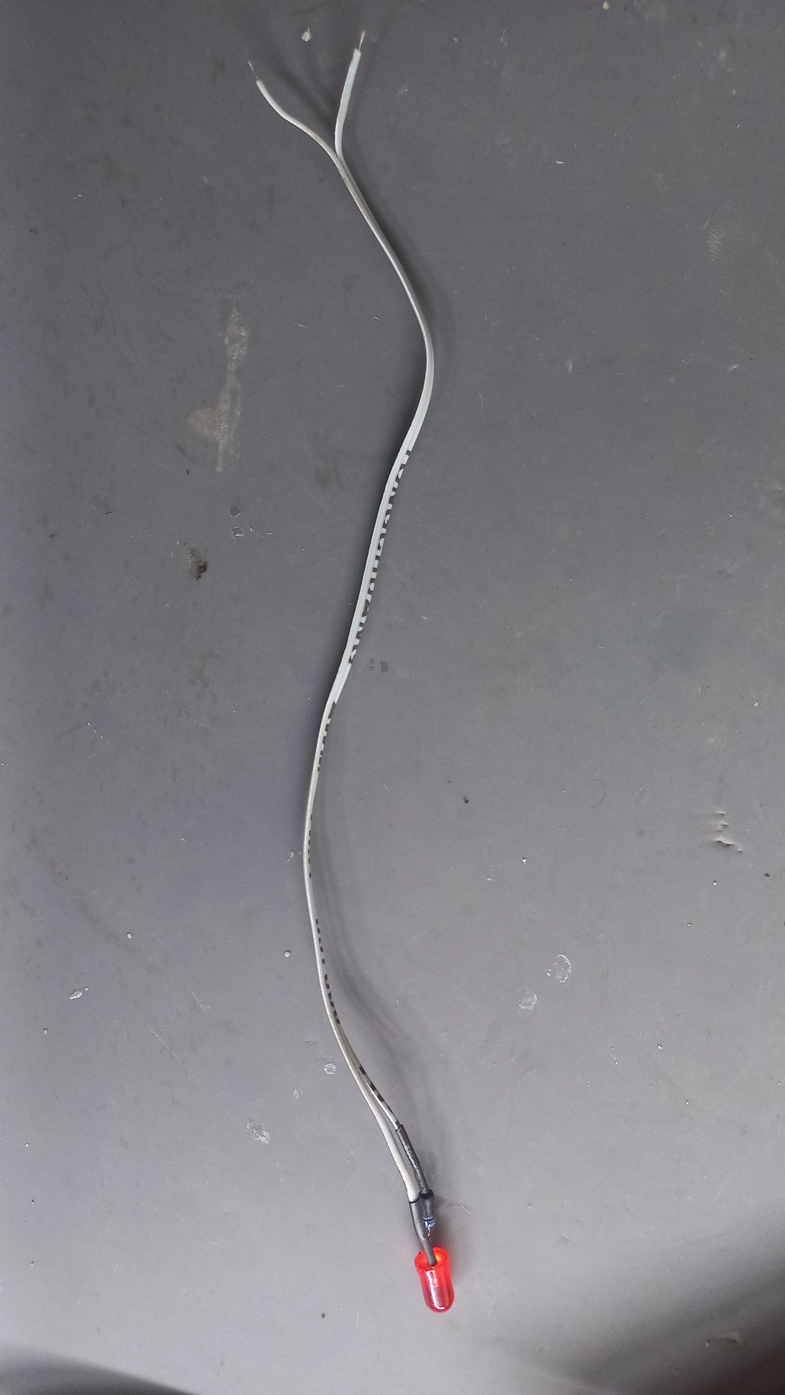 LED signal cable harness assembly — angle 1