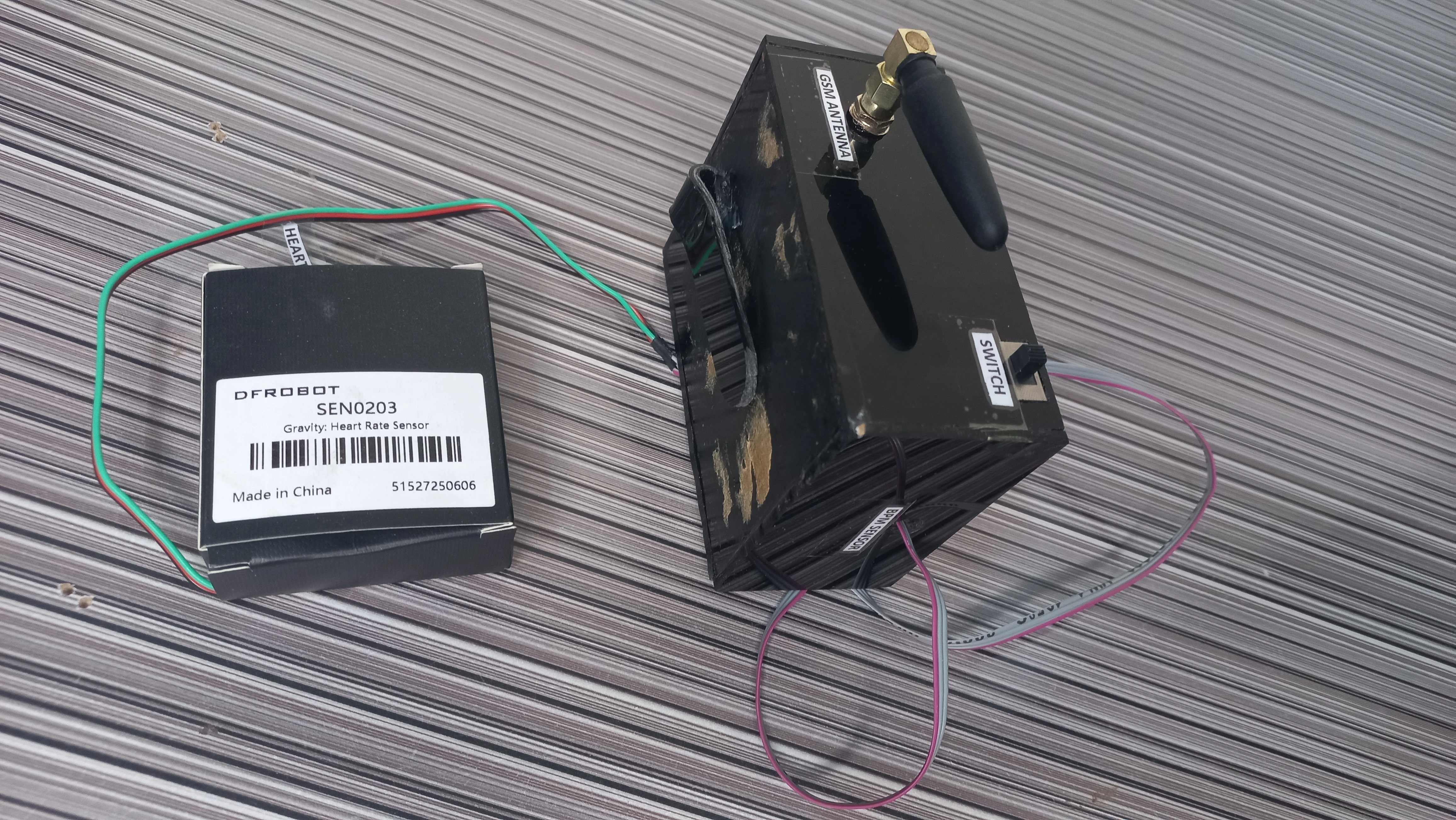 DFRobot Gravity Heart Rate Sensor box label