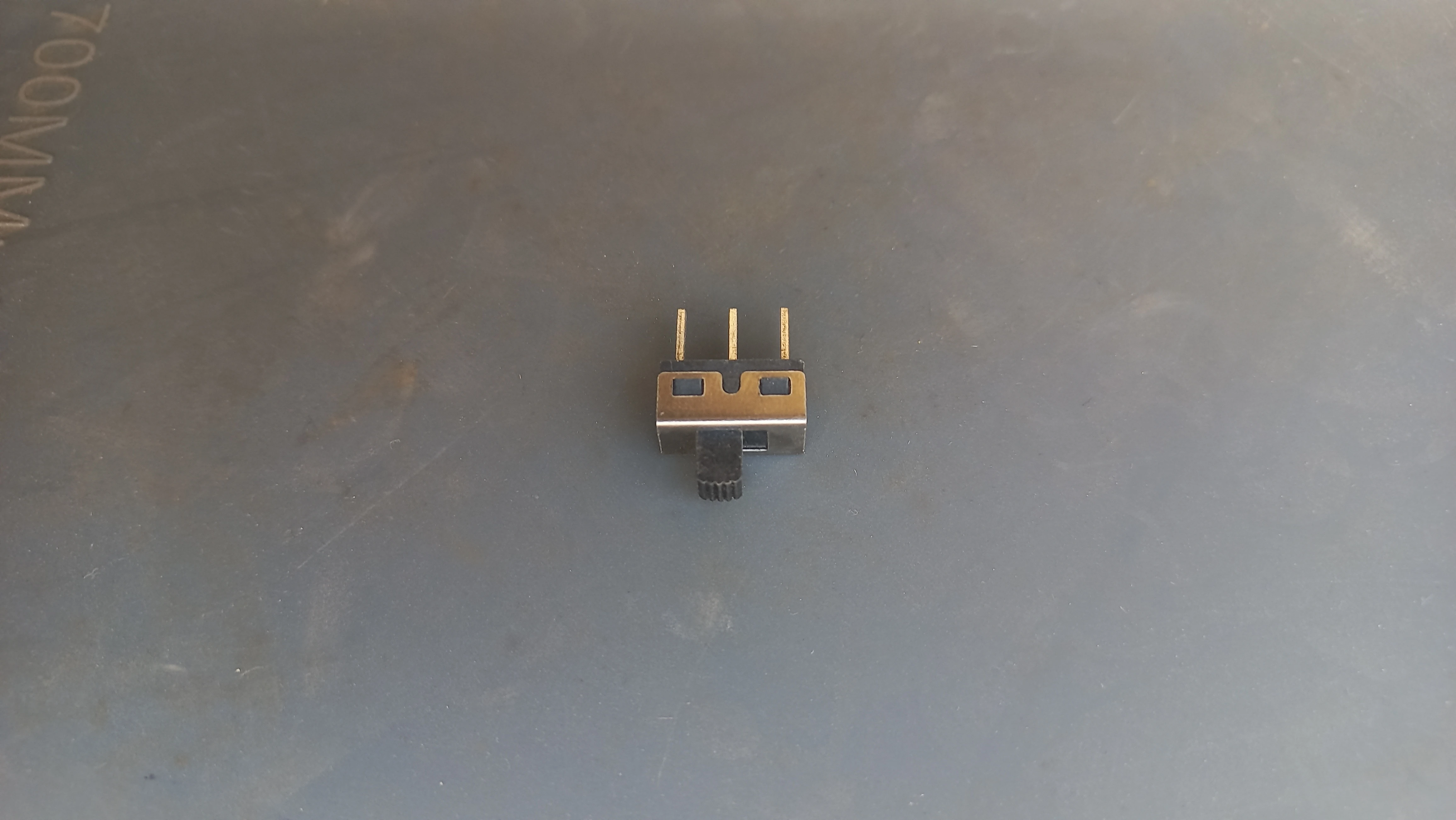 Slide switch side view
